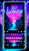 Tema Keyboard Libra Galaxy Cartaz