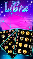 Tema Keyboard Libra Galaxy imagem de tela 3