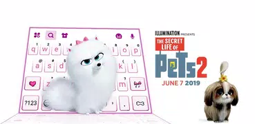 最新版、クールな Life Of Pets 2 Gidget のテーマキーボード