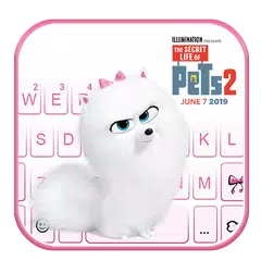最新版、クールな Life Of Pets 2 Gidget のテーマキーボード