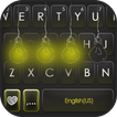 Light Bulb Black Keyboard Back