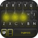 Light Bulb Black Keyboard Back APK