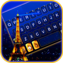 Fundo do Teclado Light Eiffel  APK