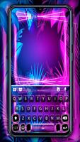 خلفية الكيبورد Light Neon الملصق