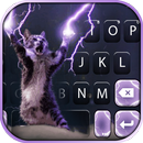 Fundo do Teclado Lightning Cat APK