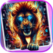 Lion habitat Neon Keyboard