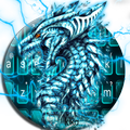 Lightning Neon Dragon Keyboard Theme