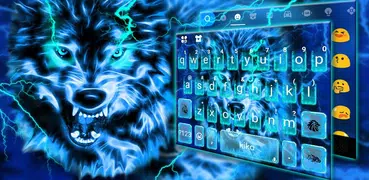 Lightning Wolf Keyboard Theme