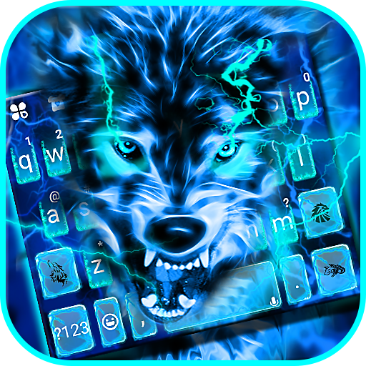 Lightning Wolf Tema de teclado