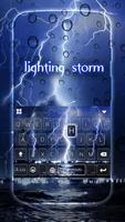 Lightingstorm Tema de teclado captura de pantalla 1