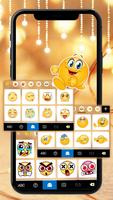 Tema Keyboard Golden Lights imagem de tela 3