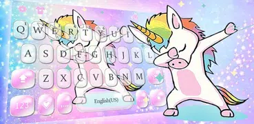Lit Swag Unicorn Keyboard Them