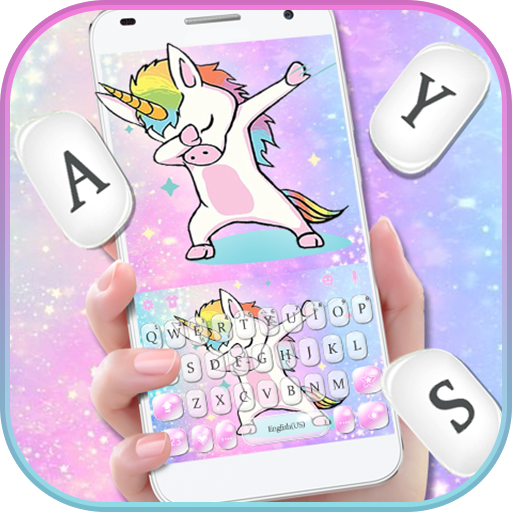 Lit Swag Unicorn Tema de tecla