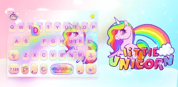 Little Unicorn Tastatur-Thema