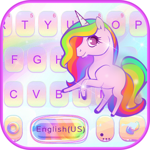Tema Keyboard Little Unicorn