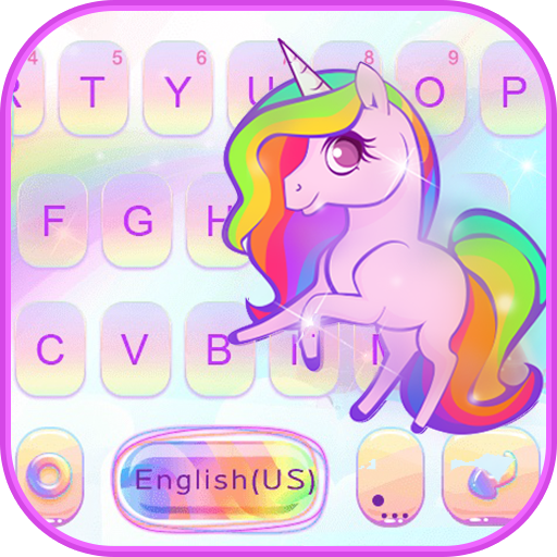 Little Unicorn Tastatur-Thema