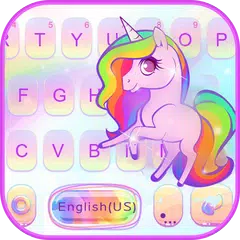 Keyboard - Colorful Unicorn Th APK download
