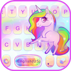 Keyboard - Colorful Unicorn Th icon