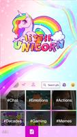 最新版、クールな Little Unicorn のテーマキー スクリーンショット 3