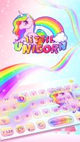 Keyboard - Colorful Unicorn Th پوسٹر