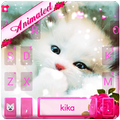 Live Cute Kitty Keyboard Theme