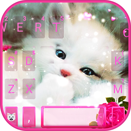 Live Cute Kitty Tema de teclad