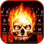 Tema de teclado Live Fire Skul ícone
