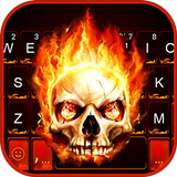 Tema de teclado Live Fire Skul ícone