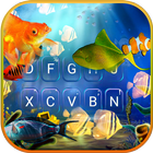 Fond de clavier 3D Live Fish icône