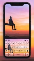 خلفية الكيبورد Lonely Man Sunset الملصق