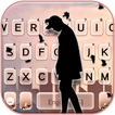 Lonely Man Keyboard Background
