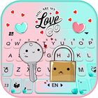 Lock and Key Love icon