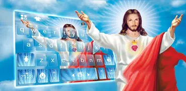 最新版、クールな Lord Jesus のテーマキーボード