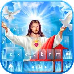 最新版、クールな Lord Jesus のテーマキーボード アプリダウンロード