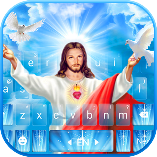 最新版、クールな Lord Jesus のテーマキーボード