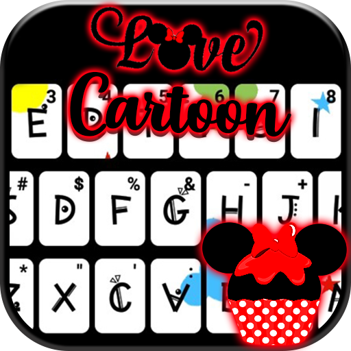 Teclado Love Cartoon Doodle