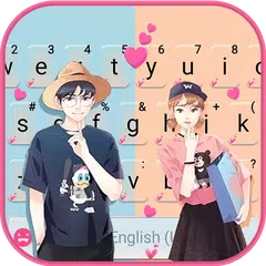 Скачать Тема для клавиатуры Love Coupl APK