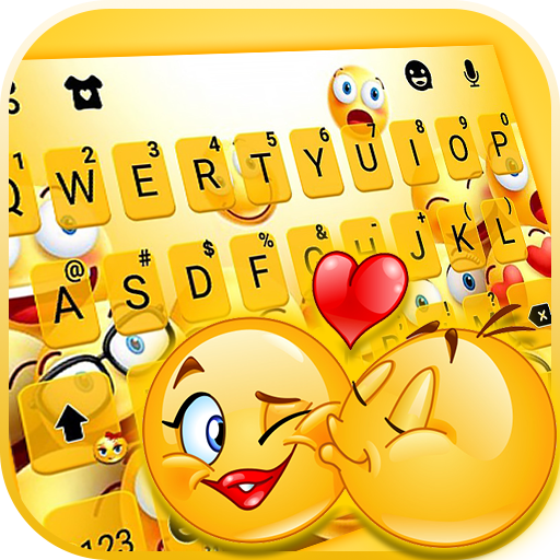 Love Emoji Party 主題鍵盤