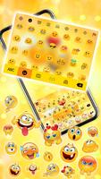 Fundo do Teclado Love Emojis G imagem de tela 1