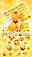 Fundo do Teclado Love Emojis G imagem de tela 2