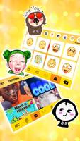 Fundo do Teclado Love Emojis G imagem de tela 3