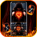 Love Fire Man Klavye Arkaplanı APK