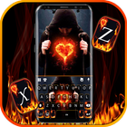 Фон клавиатуры Love Fire Man иконка