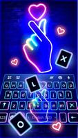 ธีม Love Heart Neon ภาพหน้าจอ 1