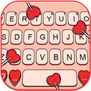 خلفية الكيبورد Love Heart Loll APK