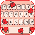 Fundo do Teclado Love Heart Lo ícone