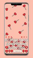 Fundo do Teclado Love Heart Lo Cartaz