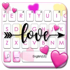 Love Hearts Arrow Keyboard The APK download