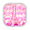 Love Paris Heart Teclado APK
