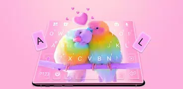 Love Parrots Teclado